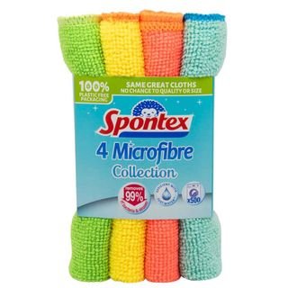 coloured microfibre cloths